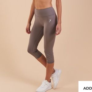 Gymshark dreamy cropped leggings - slate